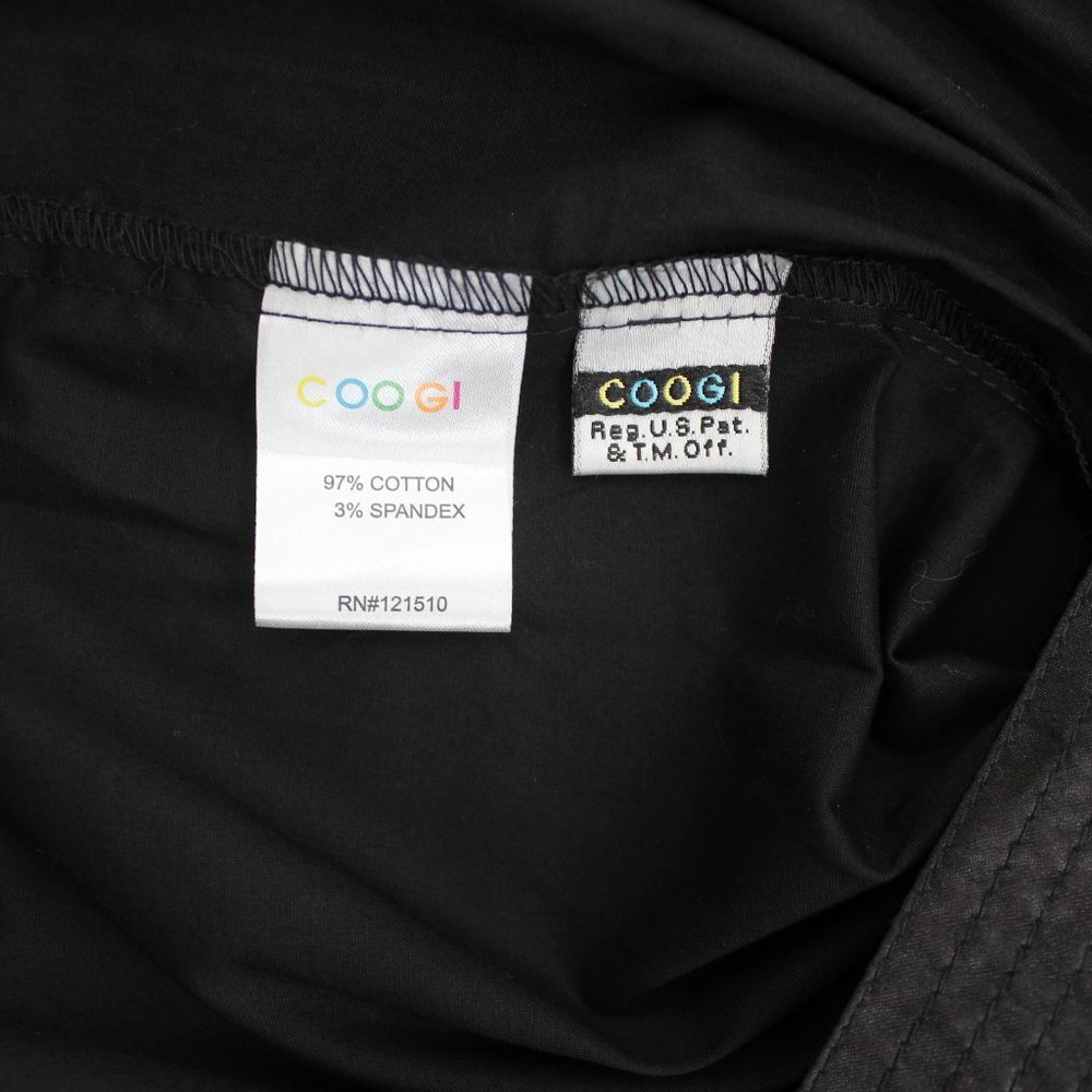 NWT Coogi Black Dress SZ 3X Y2K Hip Hop Cotton Puff Sleeve Snap Front Rhinestone - Picture 14 of 16